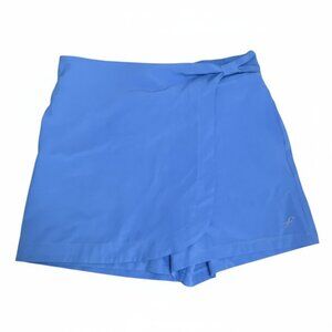 Freely Girls Athletic Skort Wrap Front Side Tie Detail Lightweight Blue XL NEW